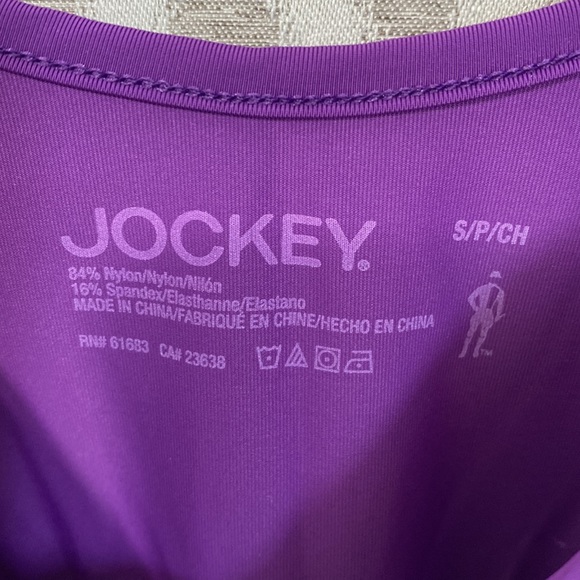 Jockey Top Spaghetti Strap Tank Small Purple - Picture 4 of 4